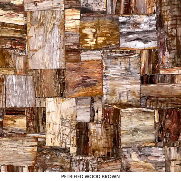 Retro Petrified Wood Brown