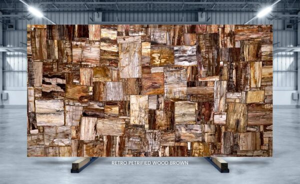 Retro Petrified Wood Brown