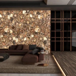 Retro Petrified Wood Brown