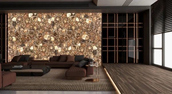 Retro Petrified Wood Brown
