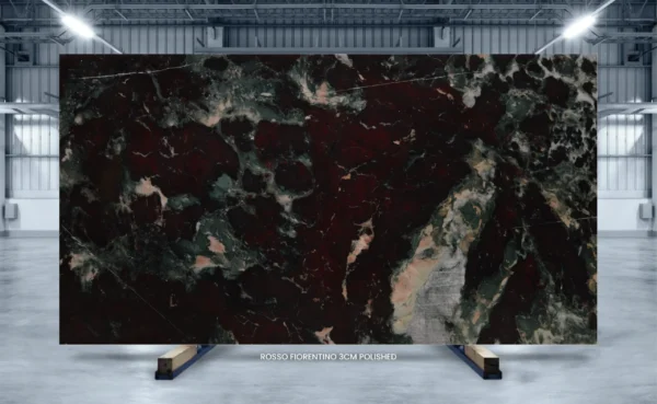 Rosso Fiorentino quartzite slab