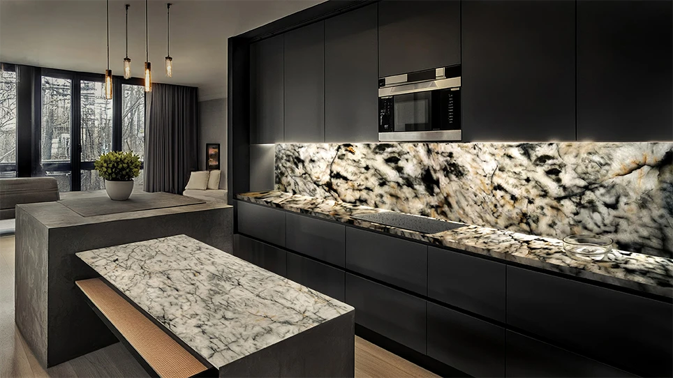 Cristallo Black Backlit - Ultra Stones