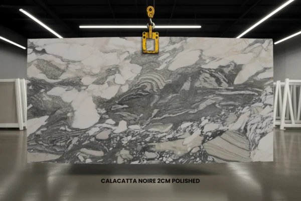 Calacatta Noire marble 2cm polished