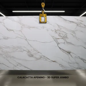 Calacatta Apenino 3D Super Jumbo Quartz
