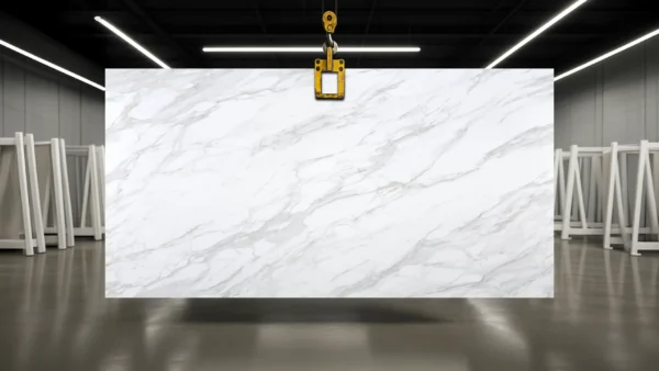 Calacatta Ruggetta 3D Jumbo Quartz