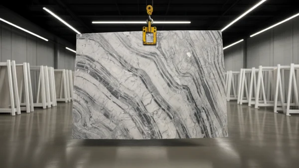 Spider Grey quartzite stone slab