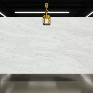 Volakas Wave Quartz slab