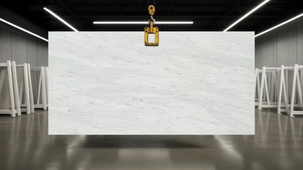 Volakas Wave Quartz slab