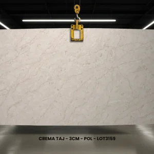 Crema Taj is warm-tone quartz