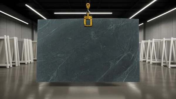 Green Soapstone slab