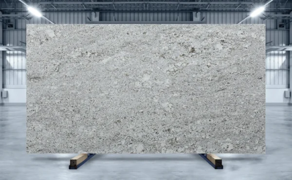 Arctic White granite slab
