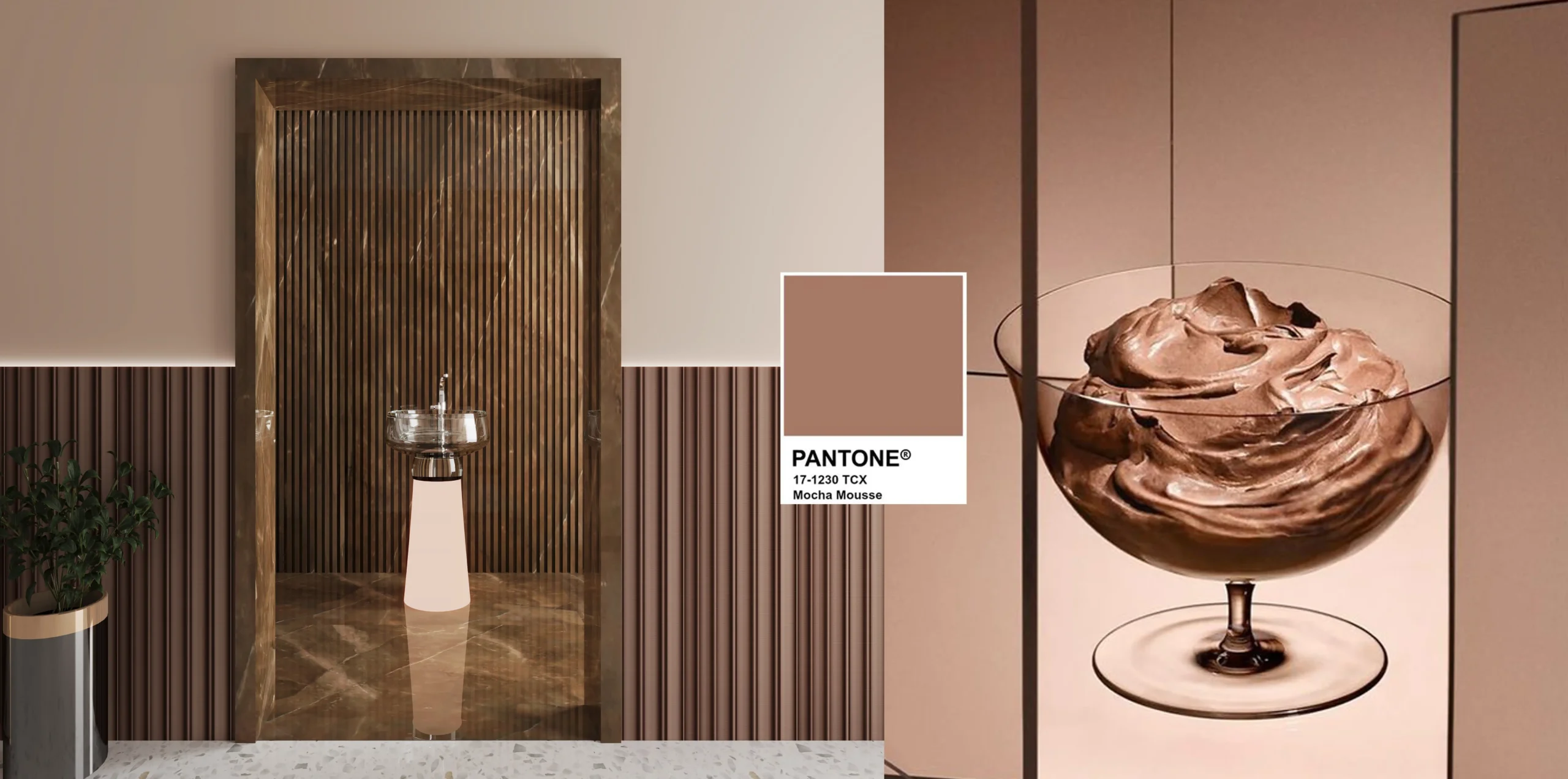 Pantones mocha mousse