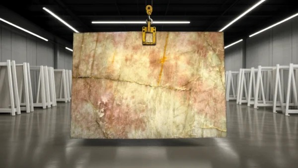 Scarlett Crystal quartzite stone slab