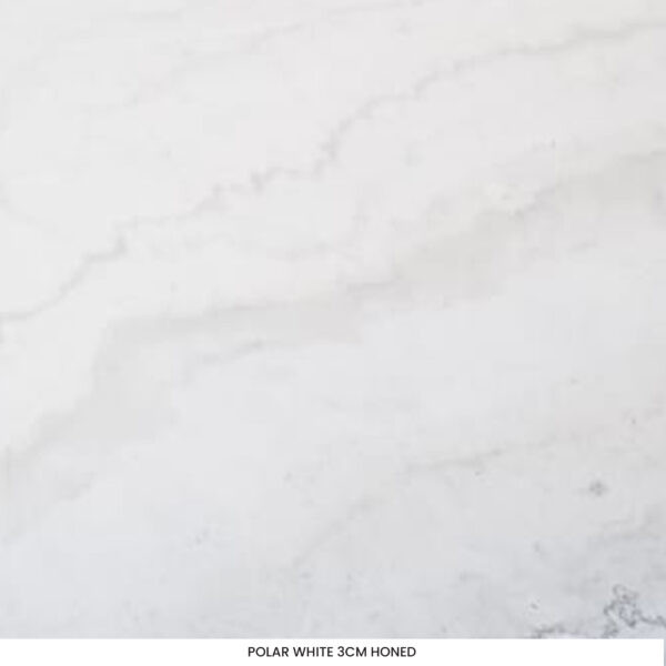 Polar White 3cm Honed