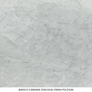 Bianco Carrara 3cm Dual Finish Pol/hon