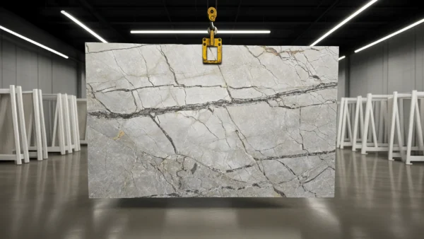 Silver Roots Marble Slab